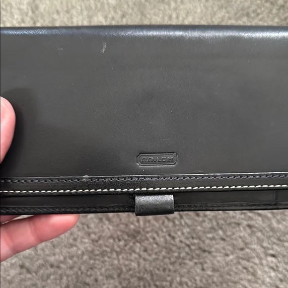 Coach Black Leather wallet - Picture 2 of 6